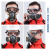 安爽利（ASL）防毒口罩KN95防尘面具全面罩 工业粉尘化工厂气体喷漆专用活性炭打农药 8200毒 一体式面具 送2片滤棉+手套