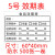 广百纳堡 防水标签贴纸 生产制作日期时间贴保质期时间条效期 5号效期表 60x40mm*2卷