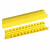 普舍（PUTSCHE）PVC橡胶线槽板室内外地面盖线减速带 大二线槽黄色1000*275*370mm
