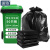 浦镕大号垃圾袋100*110cm加厚平口式物业垃圾袋塑料垃圾袋50个装PA037