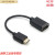 适用于Micro Mini高清接口转HDMI标准4K转接线60HZ转接头小转大微型迷你头子转换摄像机 Mini HDMI接口 15厘米【支持4K@60H 0.5m及以下