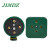 JIMDZ 三相四线插头插座 工业橡胶  摔不烂工业防水套装 绿色 60A圆脚插座