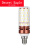 定制印字亮LED灯泡三色变光小玉米灯E27E14螺口蜡烛照明吊灯节能 E14小螺口12W阻容款 其它 暖白