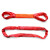 京棣工品 柔性吊装带 双扣环形吊带 双头扣吊带圆套吊绳 单位/根 3吨1.5米环形 
