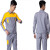 聚远（JUYUAN）20110/工作服套装7304   企业定制    可印字 浅灰长袖 XL