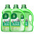比亚（biva）比亚酶洗衣液机洗手洗12斤套装去油污除菌消毒亮白温和护手洗衣液果香2kg*3瓶装 草绿色 2kg*3瓶
