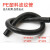嘉博森塑料波纹管黑色PE波纹管软管聚乙烯线束穿线管电线套管可开口 PP阻燃7.5（内4.5mm）100米