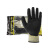 代尔塔 (DELTAPLUS）202015防割手套半乳胶涂层隔热耐磨劳保手套 灰黄色 9码