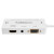 CableDeconn 华为荣耀笔记本视频转换器HDMI转接头VGA+DVI连接线投影仪显示器 HDMI 同显款 白色