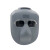 谋福 电焊面罩头戴式脸部防护耐高温电焊面屏烧焊氩弧焊二保电焊眼镜 （灰色电焊面罩BX+黑+灰眼镜+绑带）