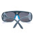 添新焊友 电焊面罩焊工面罩 工业面部防护牛皮面屏头戴式 单独灰色眼镜1副