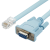 易康京像USB转console线交换机AP路由器防火墙配置调试线RJ45控制线 粉色+蓝色 3.6m