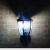 明湃 户外灯欧式仿古壁灯创意现代简约室外防水庭院景观工程户外LED灯 小号黑色透明玻璃+5WLED