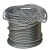 中部工品 起重钢丝绳 光面带油钢丝绳 吊具带油钢丝绳 6mm 一米价 可定制