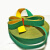 黄绿片基带输送带传送带工业皮带平皮带传动带同步皮带糊盒机皮带 片基带厚度1.2mm