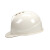 谋福  9978一字透气款施工安全帽  领导头盔 定制收费可定制logo 白色 一字透气款