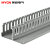 80*35银灰色绝缘配线槽 明装 pvc 塑料布线槽 明线电线槽60米/箱