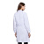 劳博士 TZ012 白大褂 工作服学校化学实验室服护士服药店食品厂工装白色 男XL纽扣袖