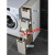 18CM夹缝收纳柜抽屉式卫生间塑料整理储物柜子厨房缝隙置物架 22厘米白色款：三层(1高2小) 1个