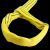 铸固 起重吊装带 涤纶柔性工业行车布双扣环眼吊带彩色护套吊车吊绳 4吨5米 