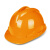 安居先森ABS安全帽V型国标防撞头盔 黄色 均码 