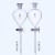 球形分液漏斗60ml/125ml/250ml/500ml/1000ml四氟玻璃 化学实验室球型漏斗 玻璃活塞1000ml