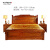 咏月 红木家具非洲花梨（学名：刺猬紫檀）中式实木床 双人床1.8米卧室家具 1.8米定金(付清尾款发货)