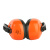 代尔塔/DELTAPLUS 103006  F1雪邦防噪音耳罩学习防干扰 工厂劳保 舒适款橙色 1个 厂家直发 可定制