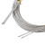 稳斯坦 W839 304不锈钢丝绳子吊锁具起重牵引吊装升降拖车绳晾衣绳 默认不截断7*19结构5mm（1米）