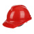 明盾 M-3安全帽 国标加厚ABS安全帽 工地施工电工监理V型劳保头盔 透气款 红色