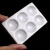 白色井穴板陶瓷点滴板 6孔 反应板 理化瓷 血凝板 瓷比色板 化学 6孔塑料井穴板/带盖
