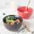 IJARL 亿嘉创意北欧简约陶瓷沙拉碗饭碗家用餐具饭碗巴克系列 4.5英寸饭碗红黑2只装