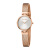 CK卡文克莱（Calvin Klein）手表authentic系列白色表盘玫瑰金色表带时尚极简女款石英表K8G23626