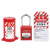 prolockey 工业气瓶安全锁通用塑料阀门锁 能源隔离锁具 ASL04+挂锁+标识挂牌