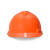 梅思安/MSA ABS标准型超爱戴帽衬 V型安全帽施工建筑工地劳保头盔 橙色 1顶装 企业定制