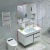 卫浴pvc小户型浴室柜组合卫生间洗漱台洗脸池洗手盆台盆吊柜镜柜 7009+0.7米+全套配件