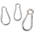 304不锈钢钢丝绳卡扣弹簧扣固定登山扣紧固安全保险扣晾衣绳配件 M12*140【标准型】