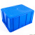 海斯迪克 HK-843 加厚周转箱 大号收纳物流塑料零件盒元件盒物料箱 M19箱盖-蓝