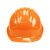 谋福 9962 五筋透气ABS反光安全帽批发 领导佩戴防砸防护头盔  定制收费可定制logo （橙色无反光条） 9971
