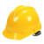 者也 ABS安全帽工地施工领导电工国标加厚防砸抗冲击头盔劳保建筑工程透气印字 直边ABS 红色