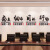 谋福 亚克力3d立体墙贴 励志文字标语 办公室自粘装饰字 奋斗（40*40）cm