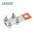 铜铝梅花线夹 螺栓型过渡线夹高压夹JTL型设备输配电钎焊电线夹头 JT铜接线夹-100A 1只