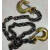 适用于拖车链条吊钩起重链条锰钢双钩铁链吊石材吊石头铁链链条吊索具可开票 3吨3米 10MM链（7.5公斤）
