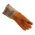 威特仕10-1003 绒面猪青皮长袖款手感宝氩弧焊TIG手套 棕色（72对/箱） M 