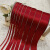 红色丝带 涤纶缎带礼品包装彩带节庆红丝带红绸带 50mm*100y
