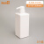 斯铂格 按压分装瓶 四方瓶旅行洗发水洗手液乳液瓶便携式空瓶 650ml乳白色3个