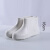 雨鞋靴工厂白色加雨靴耐酸耐油高筒耐用暖棉靴EVA胶鞋 白色高帮EVA加棉 40