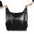 兰诗（LAUTEE）DA4019 手提式黑色加大号垃圾袋塑料袋 75*110cm（50）个/包 黑色加厚