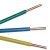 起帆电线电缆 BV1.5平方国标单芯单股铜芯硬线 棕色 100米