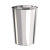 海斯迪克 HK-8010 圆形不锈钢垃圾桶 带内桶室内商场垃圾桶 翻盖港式桶 黑色半投25*61cm